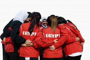 Egypt’s national women’s basketball team. [Source].