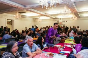 An image from the unity iftar in Toronto. Via Now Magazine.