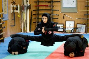 Ninja women in Iran. [Source].